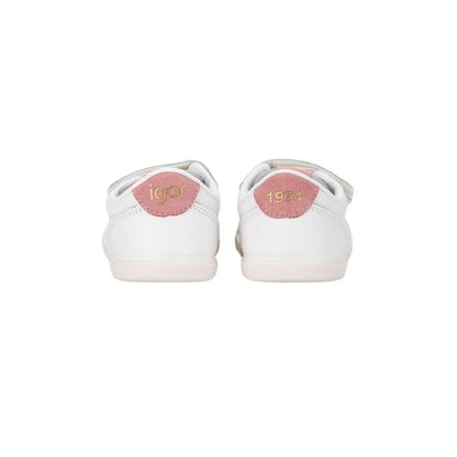 Zapatilla Blanca respetuosa TENNIS BLANCO ROSA - manodesantaoficial
