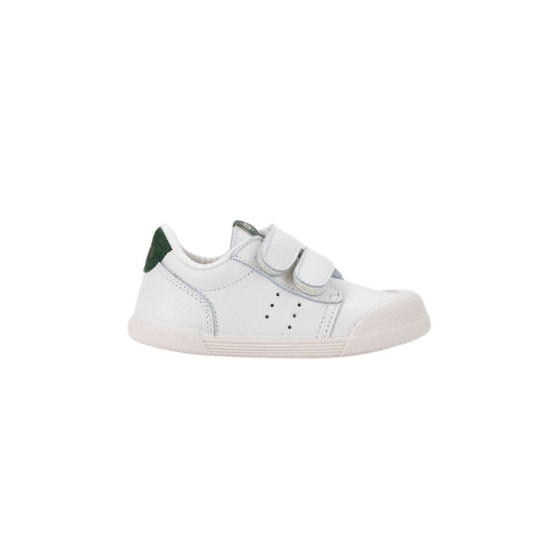 Zapatilla Blanca respetuosa TENNIS BLANCO VERDE MUSGO - manodesantaoficial