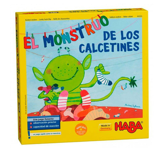 El monstruo de los calcetines Haba - manodesantaoficial