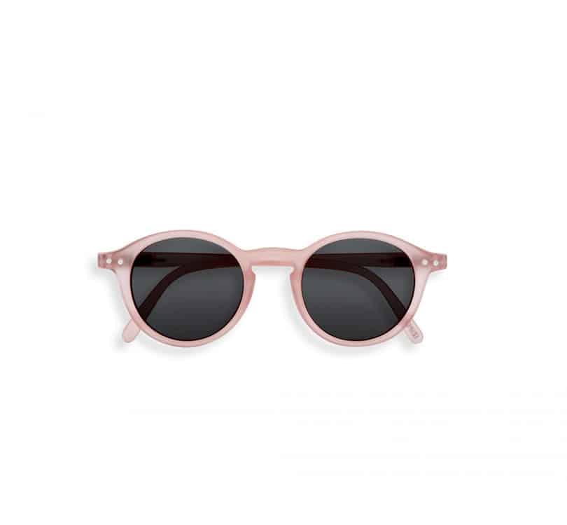 Gafas de sol infantiles marca izipizi en talla 5- 10 años , montura modelo d , redondeadas en color  rosa