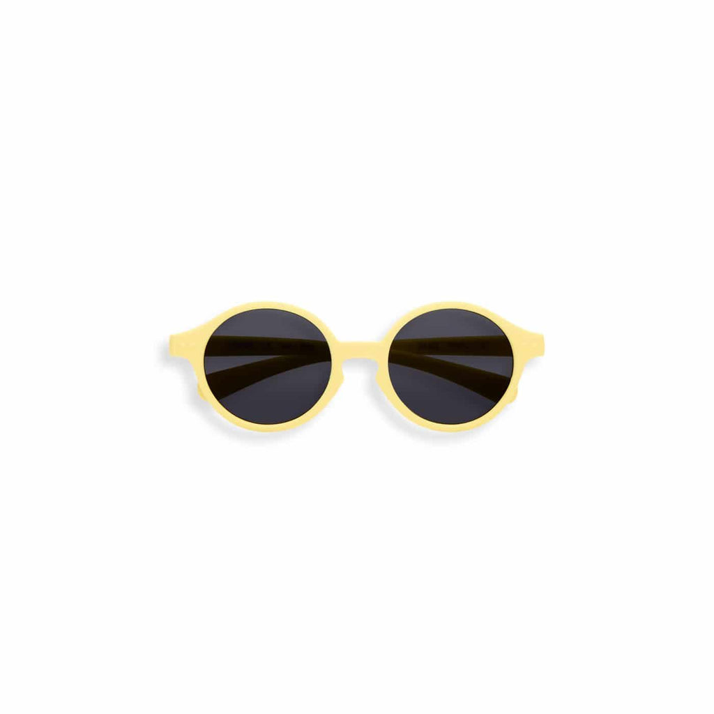 Gafas de sol infantiles marca izipizi en talla 9-36 meses a, montura modelo d , redondeadas en color amarillo