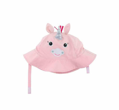Gorro con protección solar Unicornio Zoocchini - manodesantaoficial