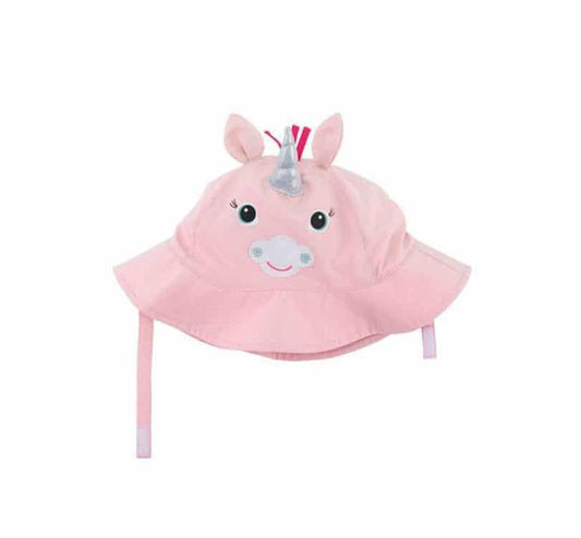 Gorro con protección solar Unicornio Zoocchini - manodesantaoficial