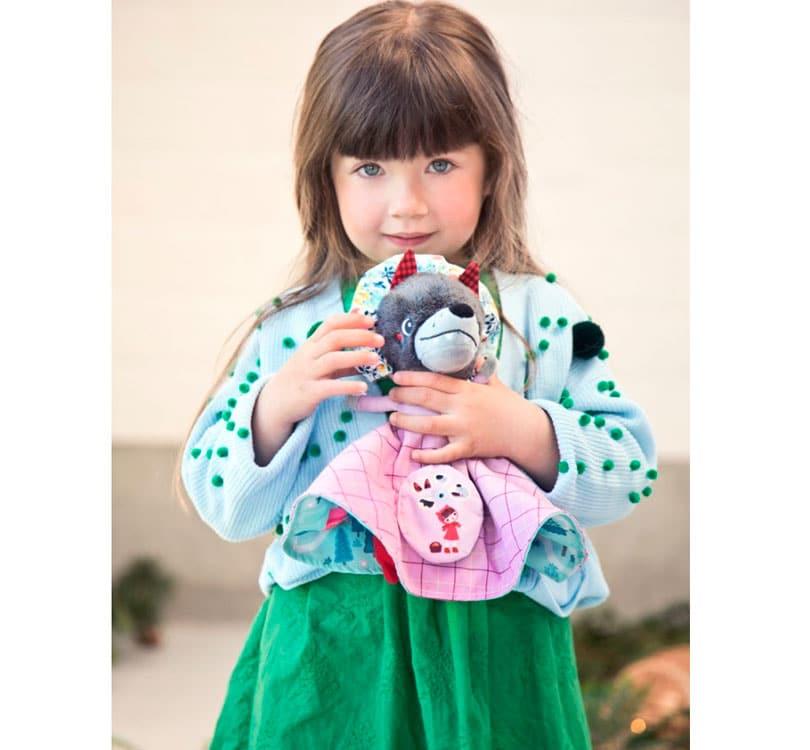 Marioneta reversible Caperucita Lilliputiens - manodesantaoficial