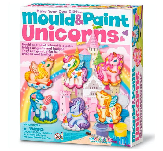 Moldea y pinta Unicornios 4M - manodesantaoficial