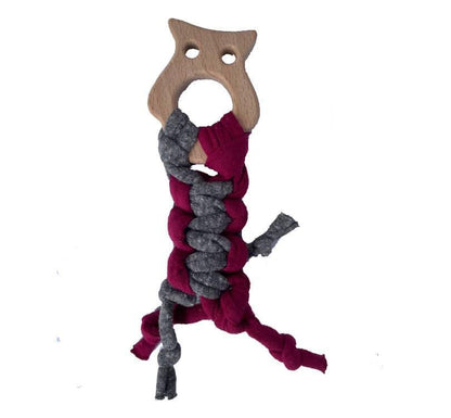 Mordedor madera lisa y trapillo - manodesantaoficial