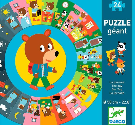 Puzzle gigante la Jornada Djeco - manodesantaoficial