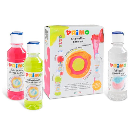 Set Slime 2 colores fluor Primo - manodesantaoficial